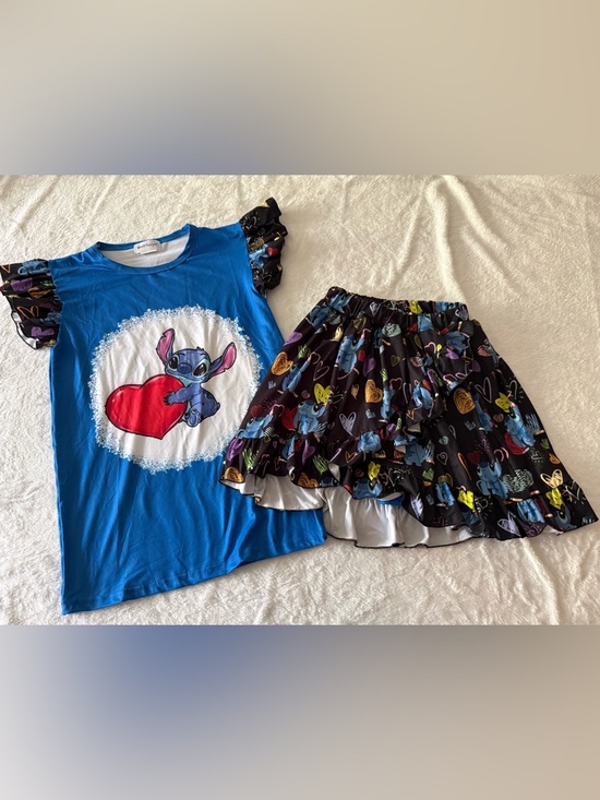 Wish Upon A Boutique Other - New Boutique STITCH School Theme Outfit Girls 14/16 NWOT
